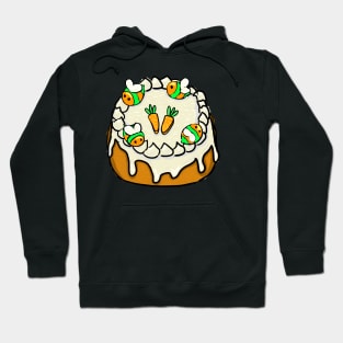 Carrot Cake with Icing Bees Hoodie